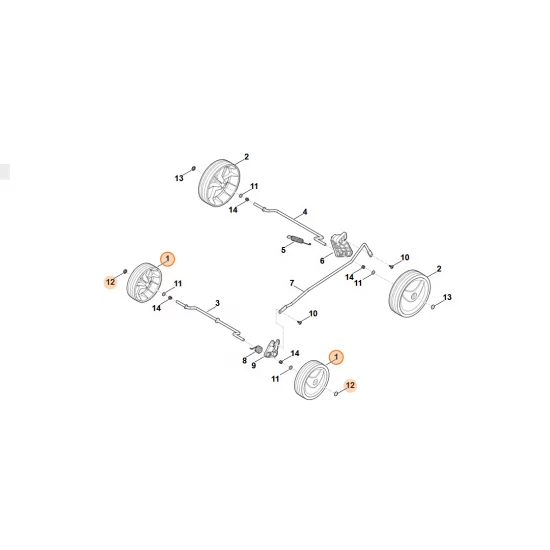 STIHL  Koło 6311 700 0491